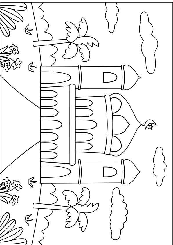 Série coloriage mosquée - 10 coloriages