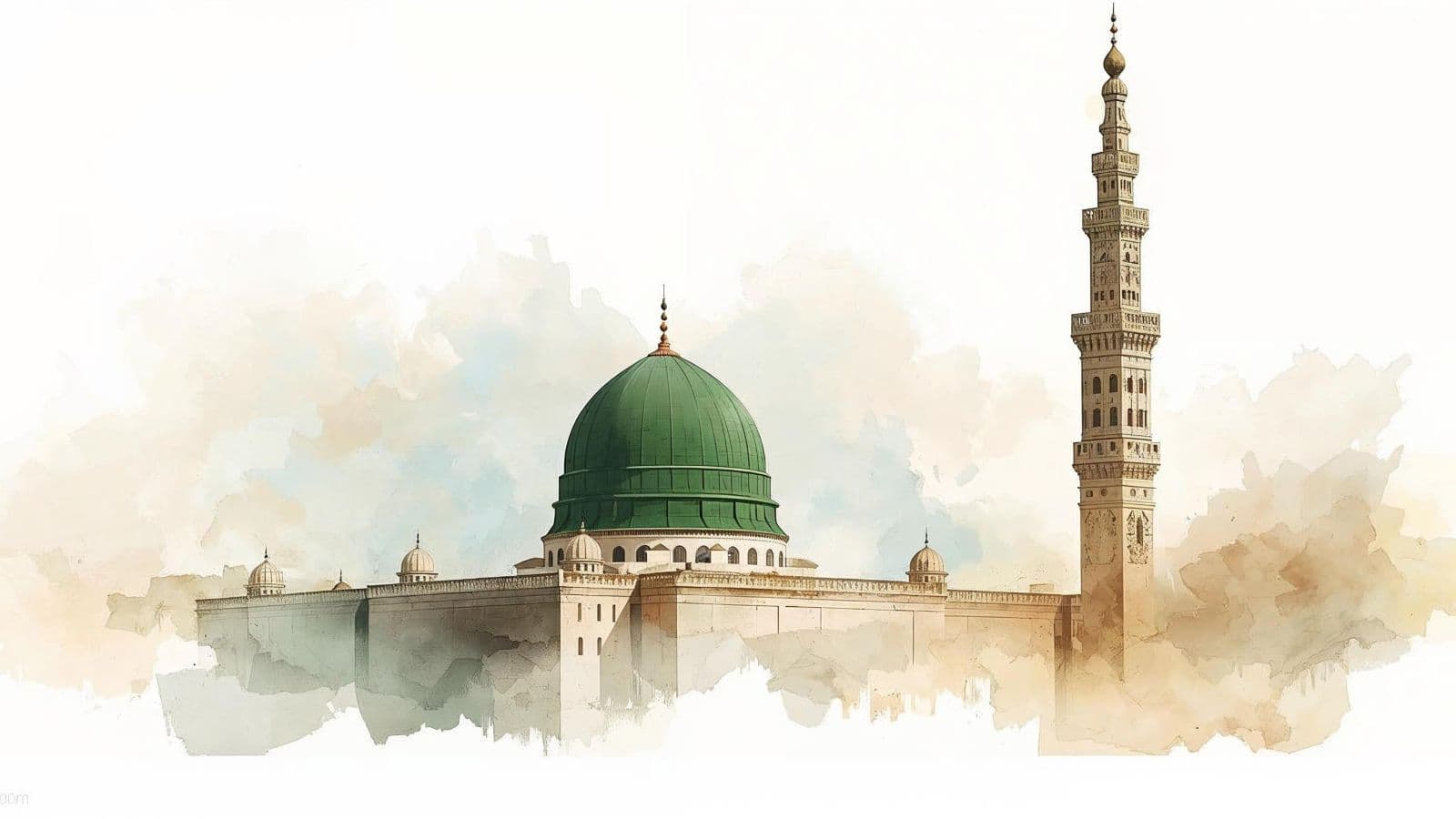 Illustration de la Mosquée du Prophète à Médine