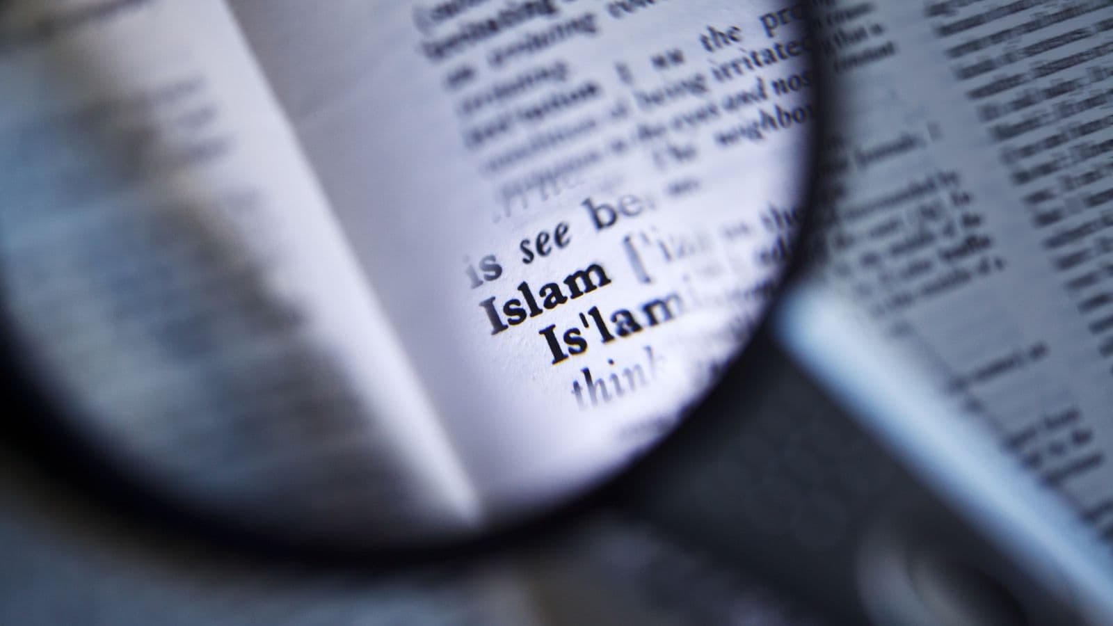 Dictionnaire ouvert à l'entrée consacrée à l'islam